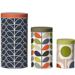 BRAND NEW Orla Kiely 3 Tin Set